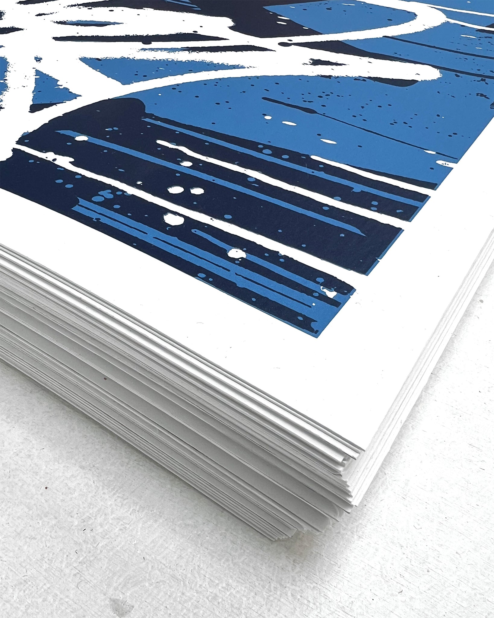 CHAPTERS / screen print - 24 x 24 in / 60 x 60 cm