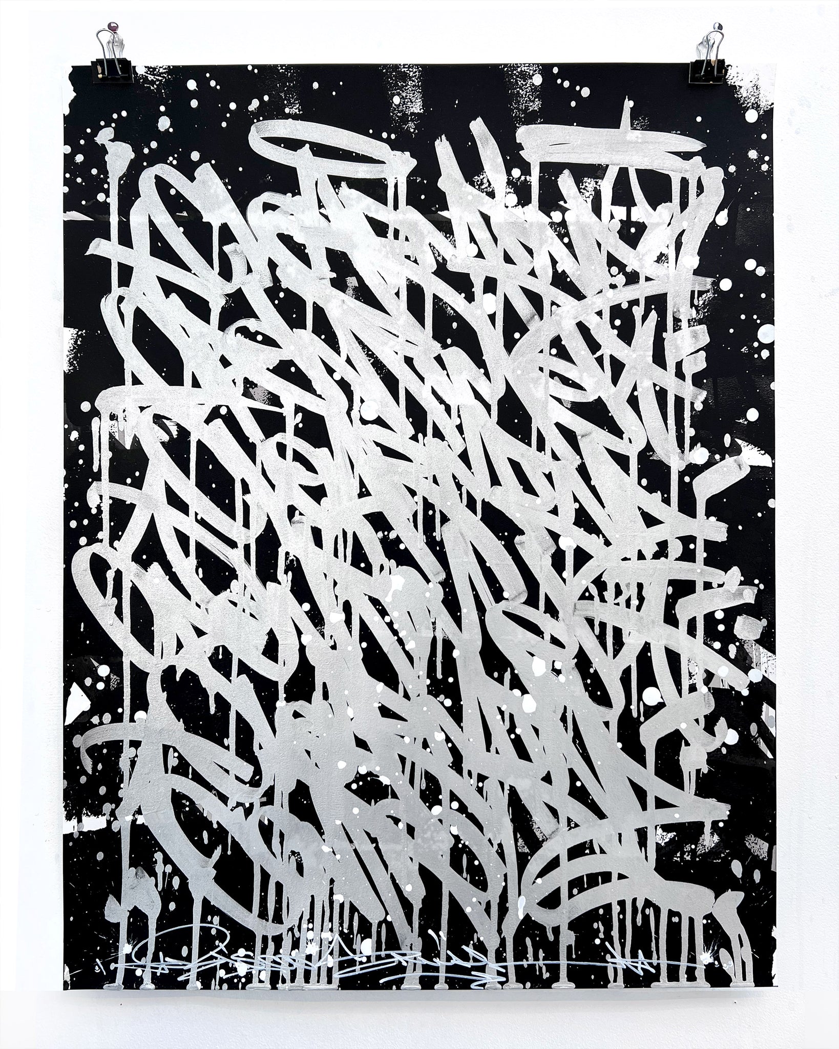 CONTROL / clear mind, open time - 18.5 x 24 in