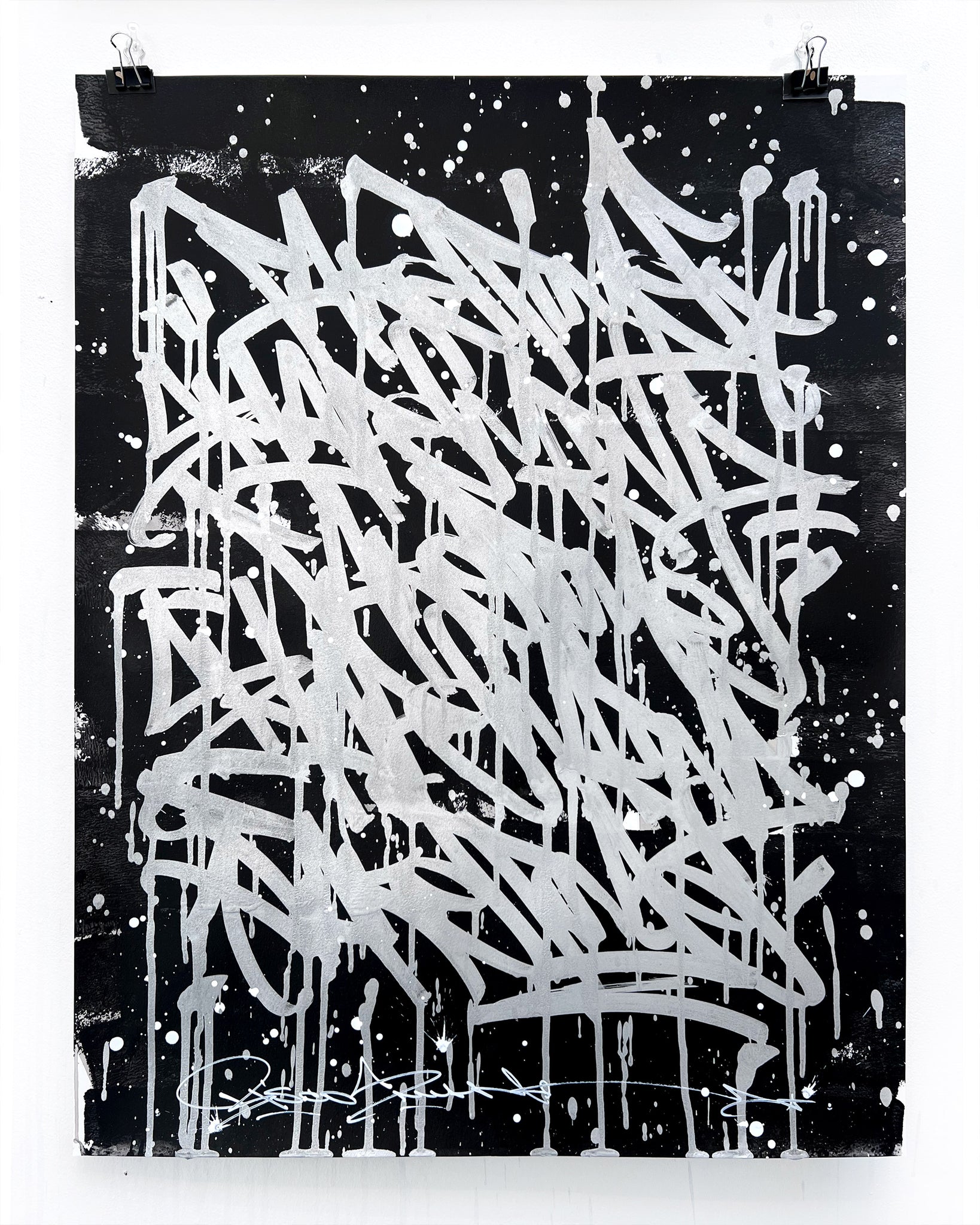 CONTROL / take time, shape mind - 18.5 x 24 in