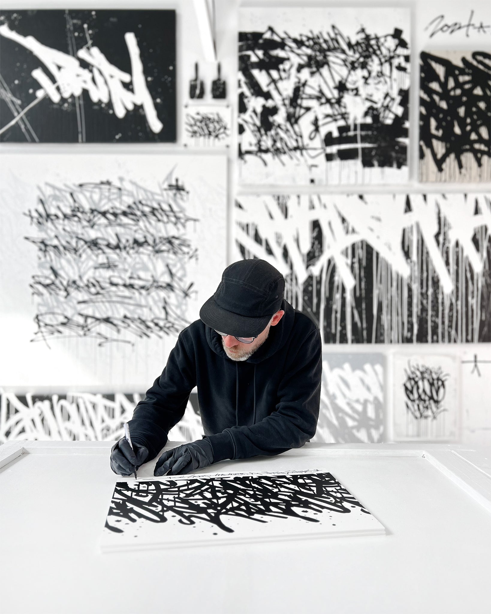 CREATE THE FUTURE / screenprint - 50 x 35 cm / 20 x 14 in