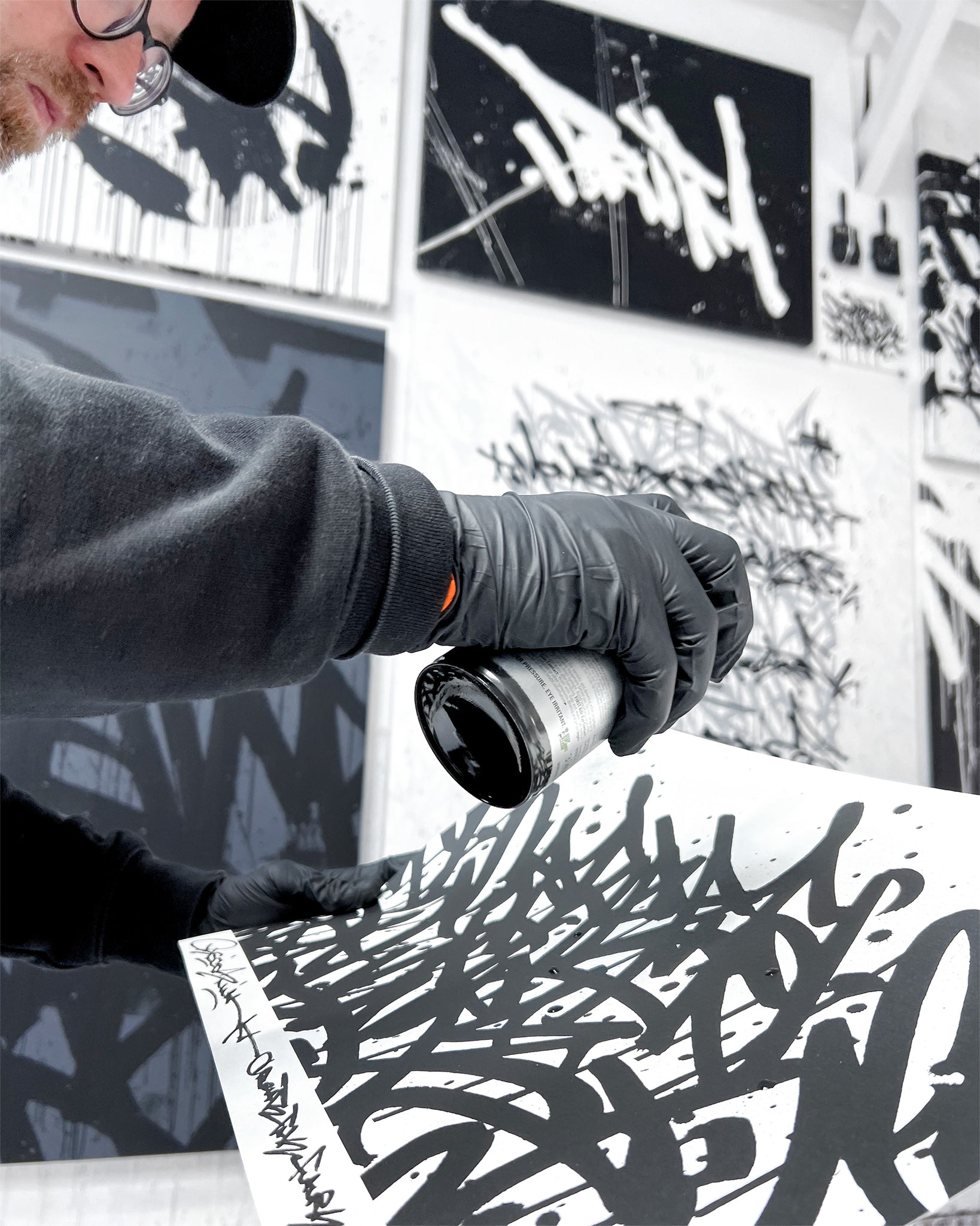 CREATE THE FUTURE / screenprint - 50 x 35 cm / 20 x 14 in