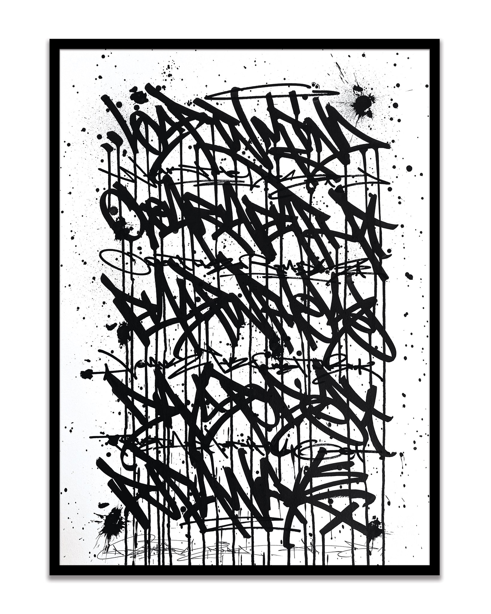 Fear Less Live More 07 - original on paper 50 x 70 cm