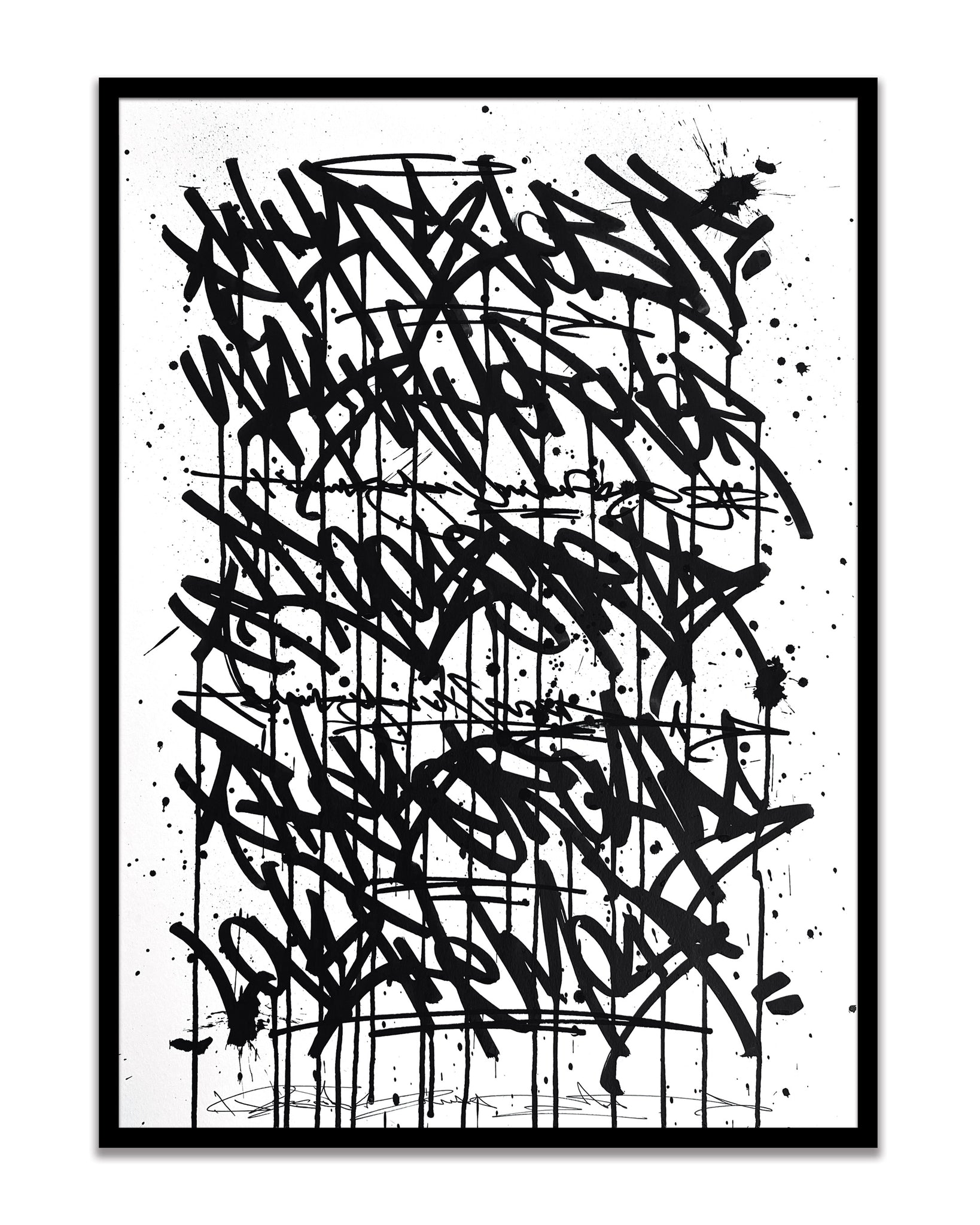 Fear Less Live More 08 - original on paper 50 x 70 cm