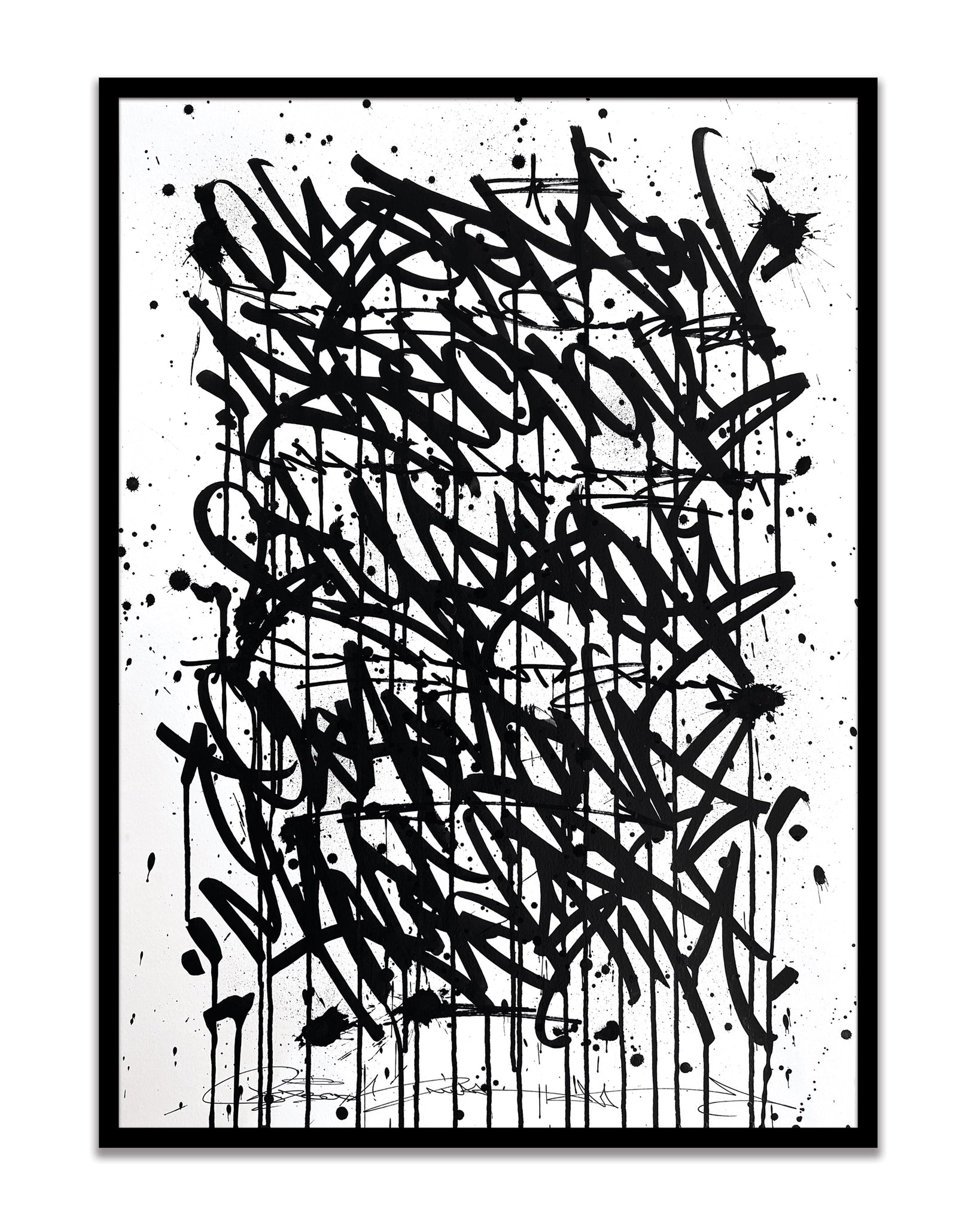 Fear Less Live More 09 - original on paper 50 x 70 cm