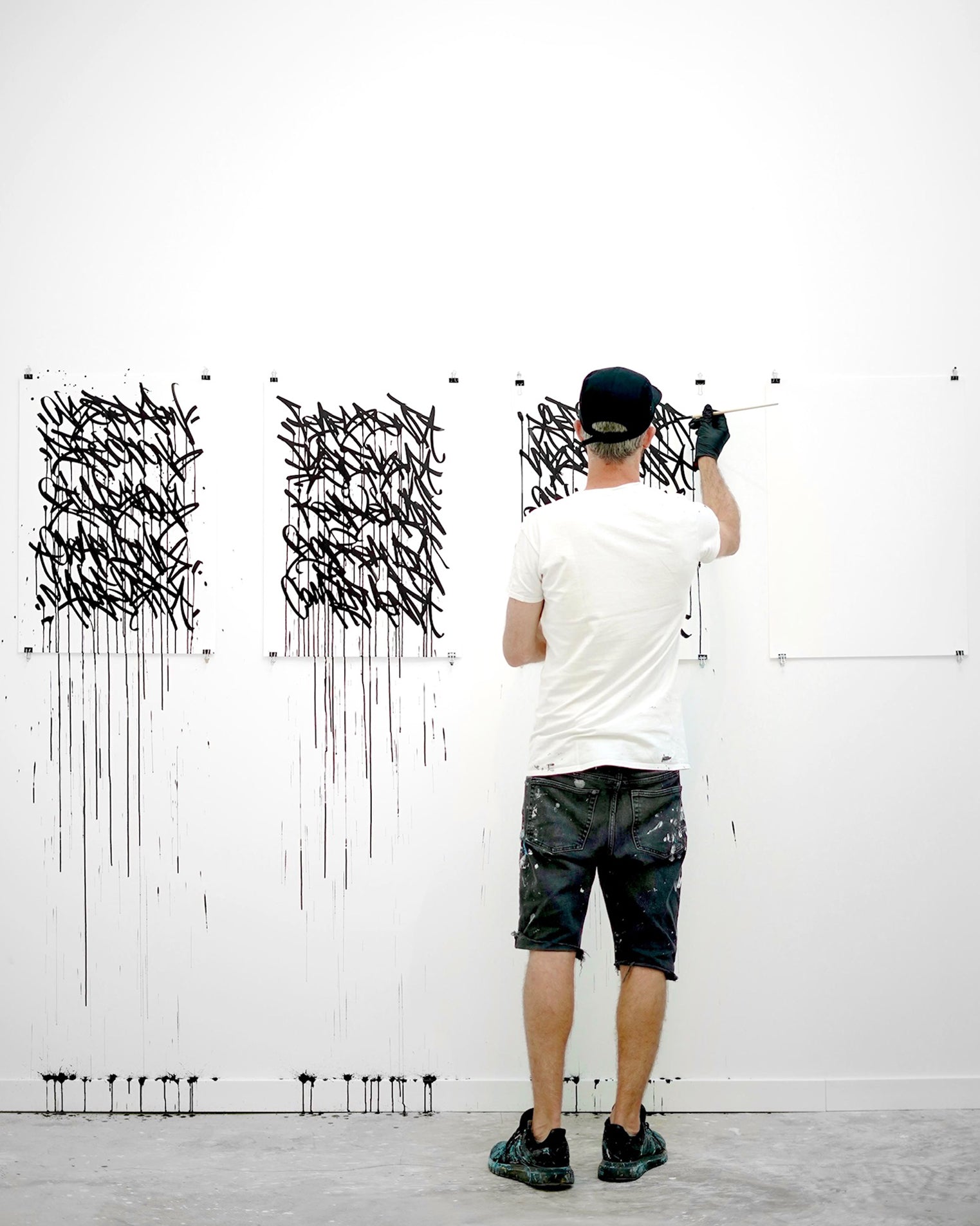 Fear Less Live More 01 - original on paper 50 x 70 cm