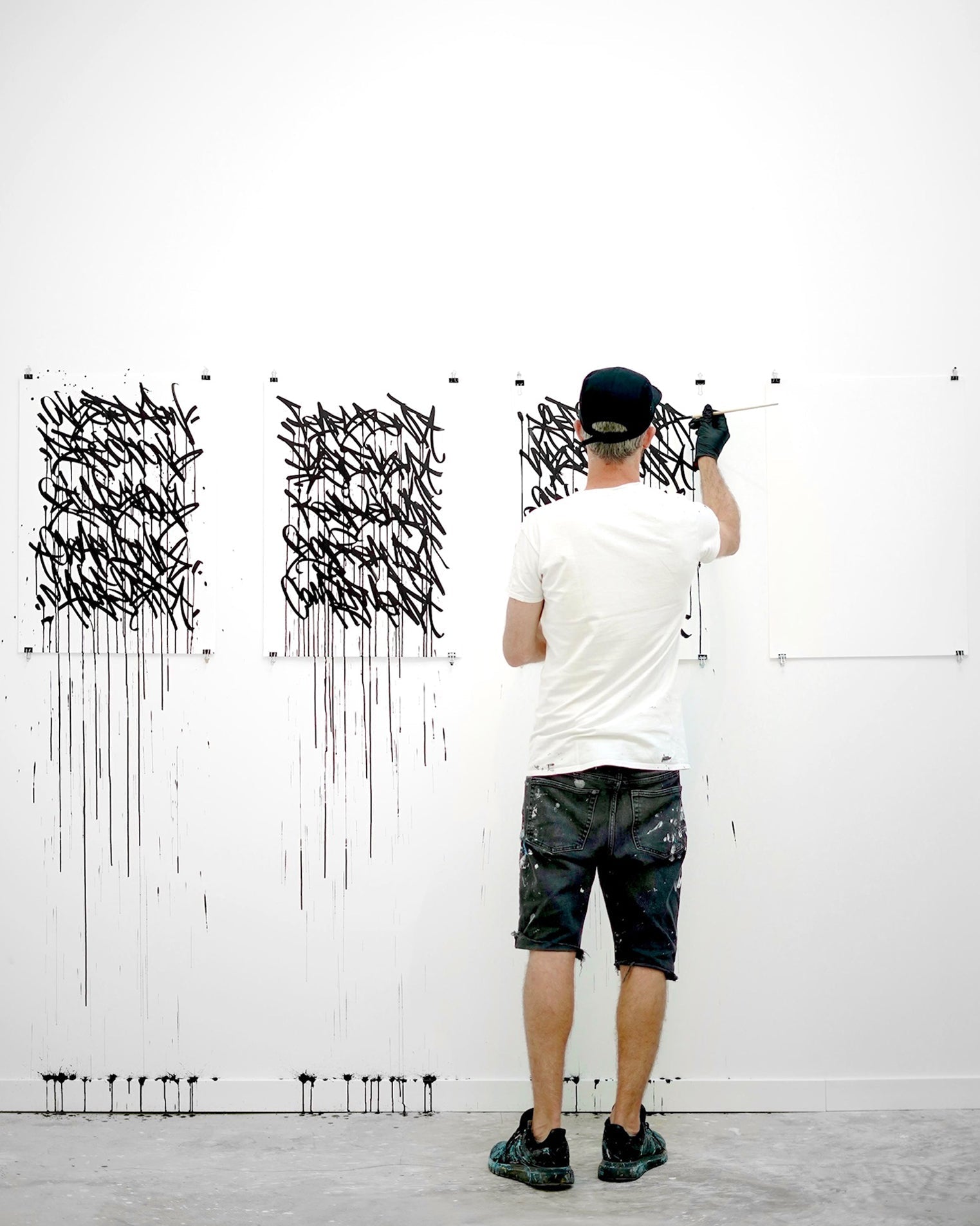 Fear Less Live More 06 - original on paper 50 x 70 cm