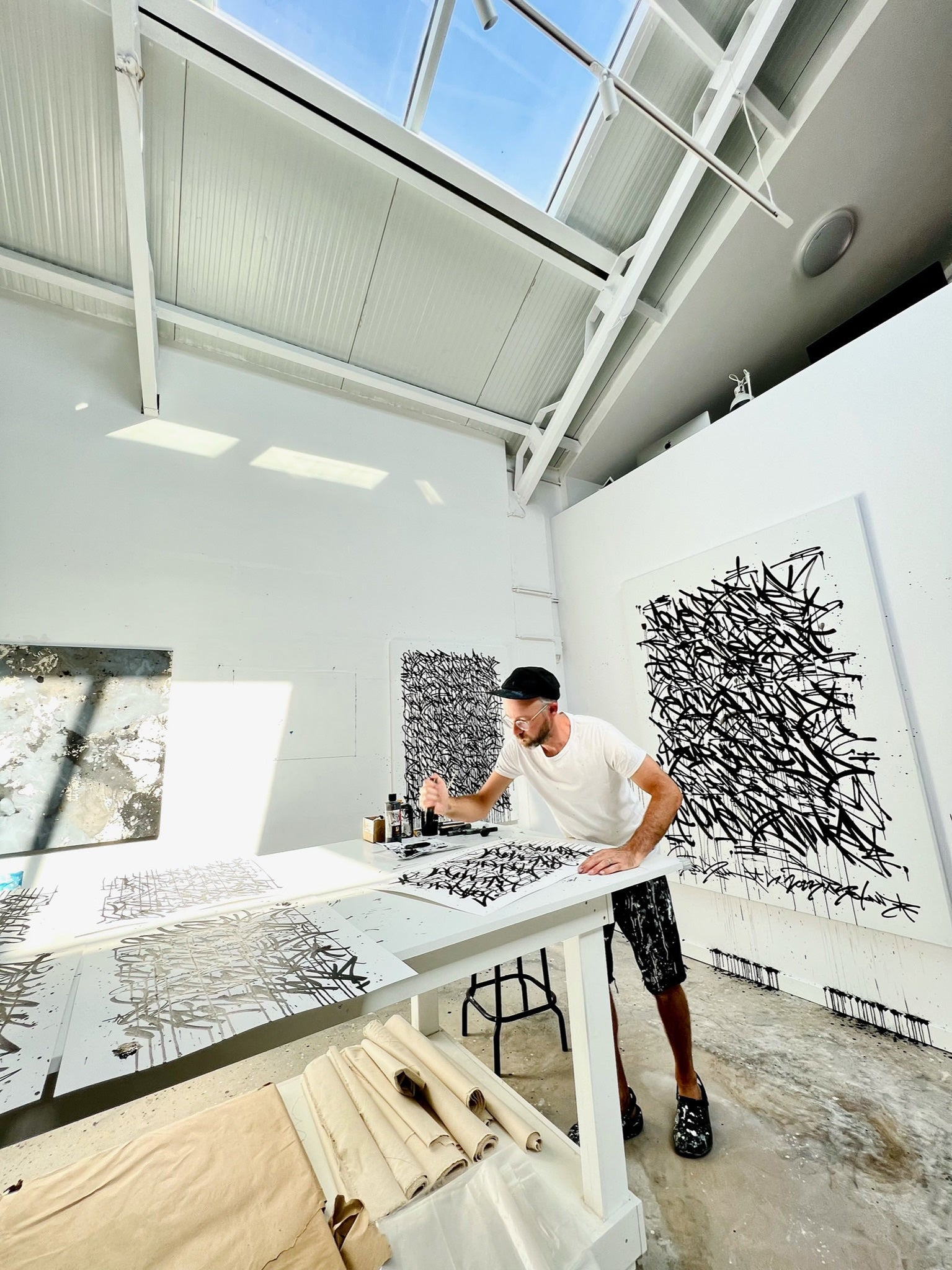 Fear Less Live More 08 - original on paper 50 x 70 cm