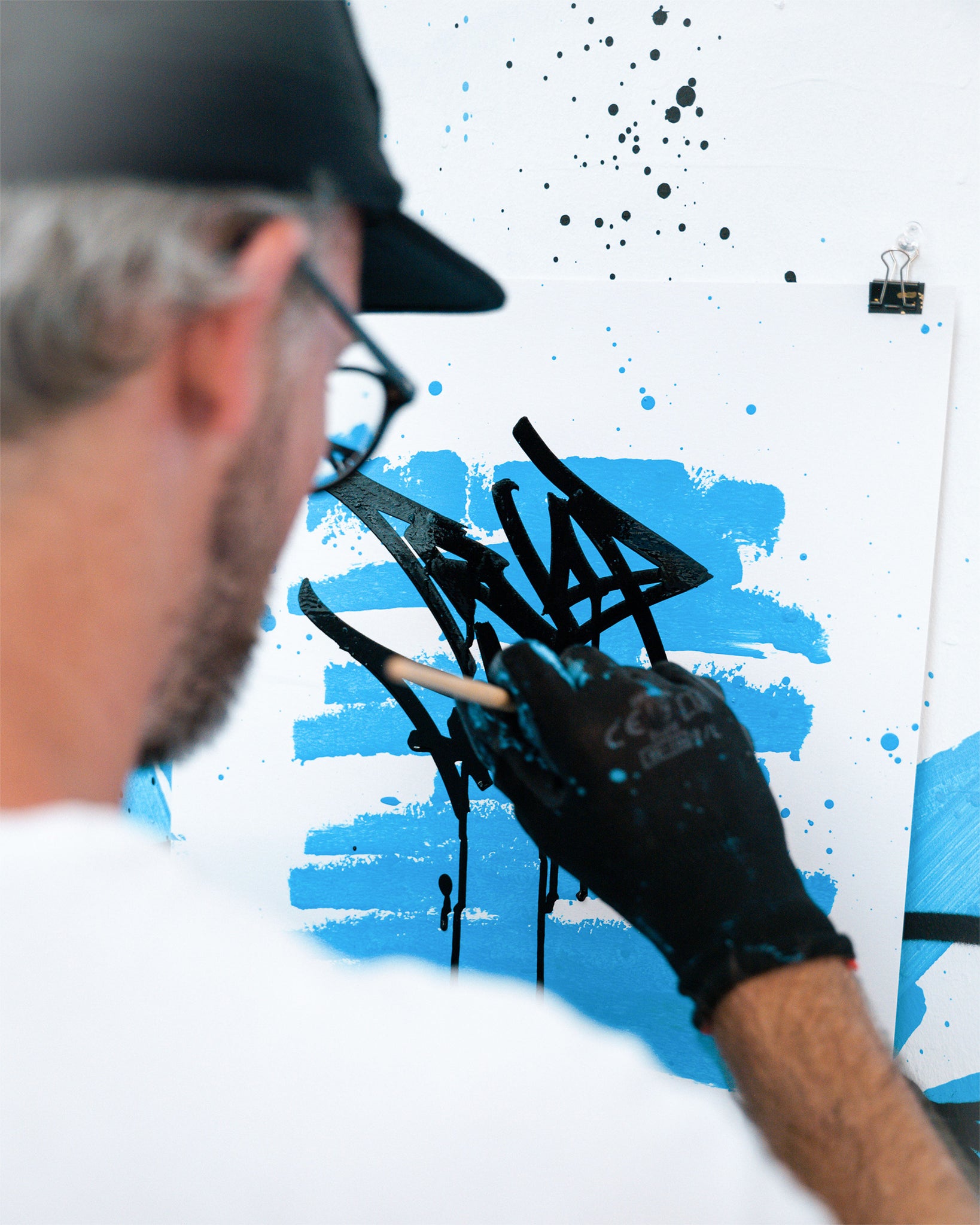 WAVES - trust the tides - original on paper 35 x 43 cm