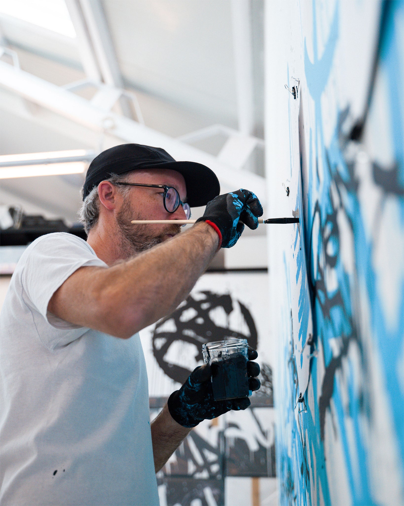 WAVES / build and break - original on paper 35 x 43 cm