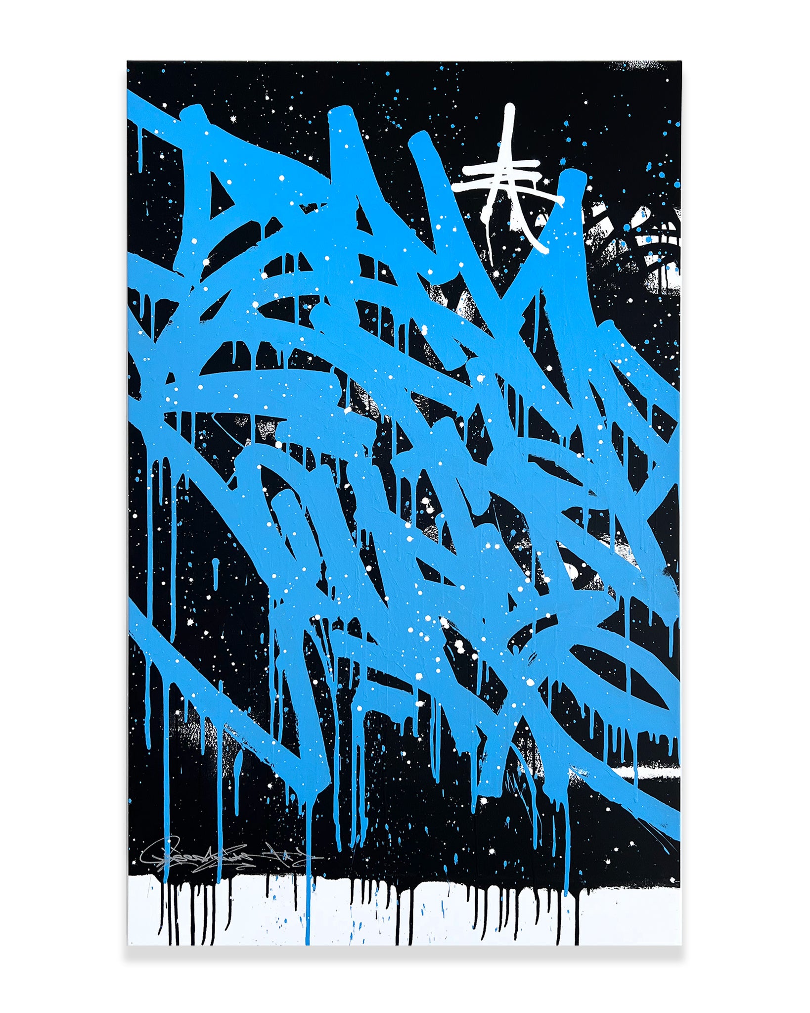 WAVES / stay the course - original on canvas - 100 x 160 cm