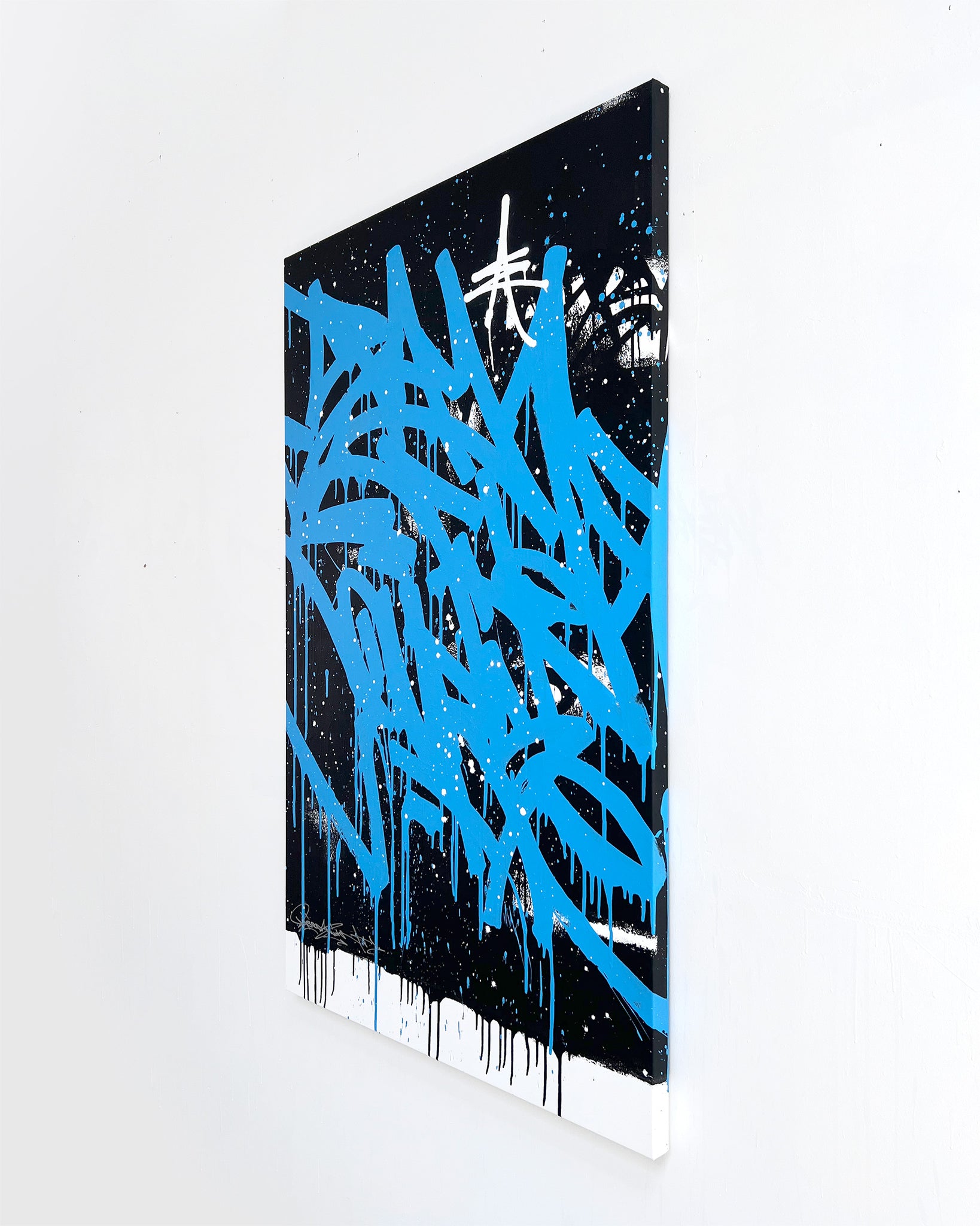 WAVES / stay the course - original on canvas - 100 x 160 cm