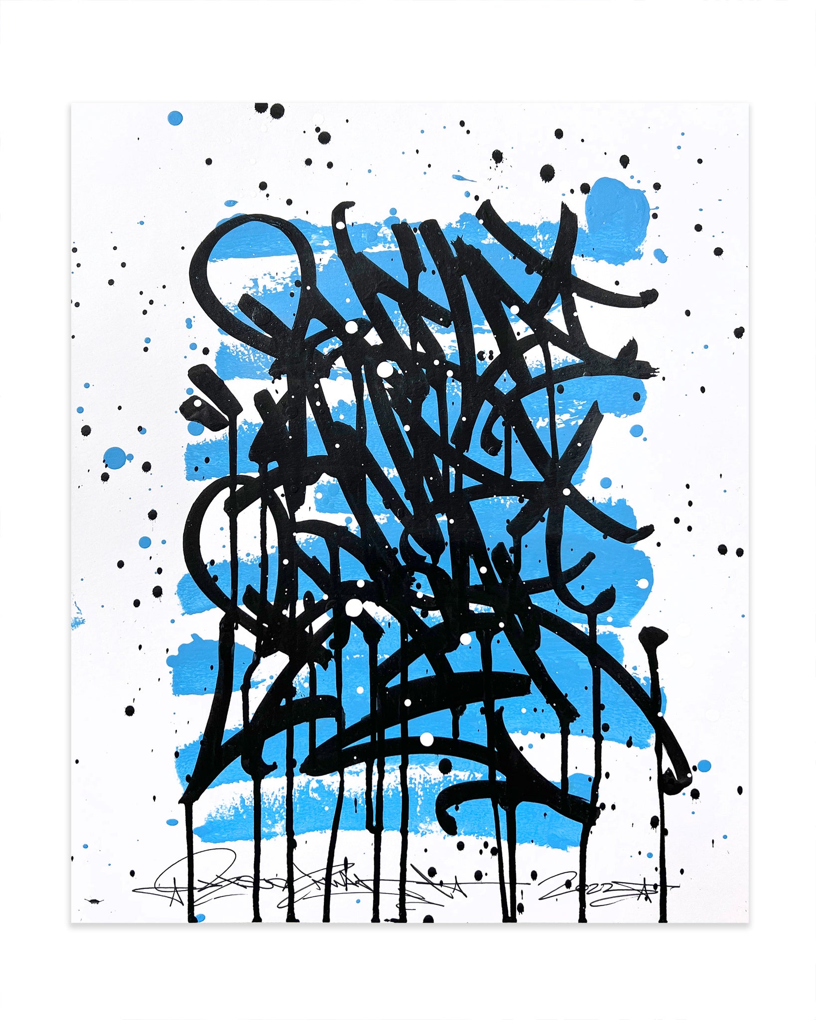 WAVES / build and break - original on paper 35 x 43 cm