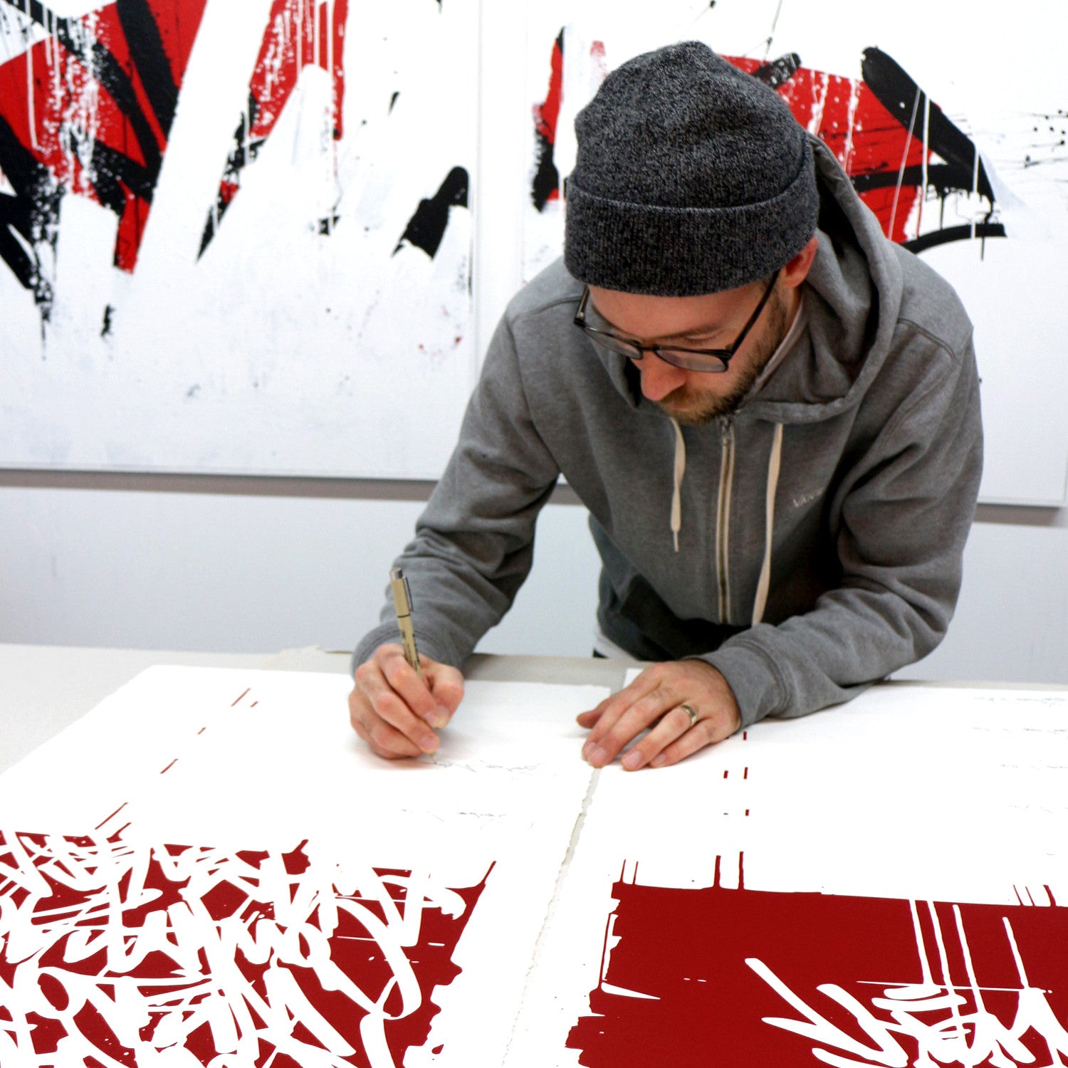 WARRIORS LIGHT - 18x24 - Bisco Smith