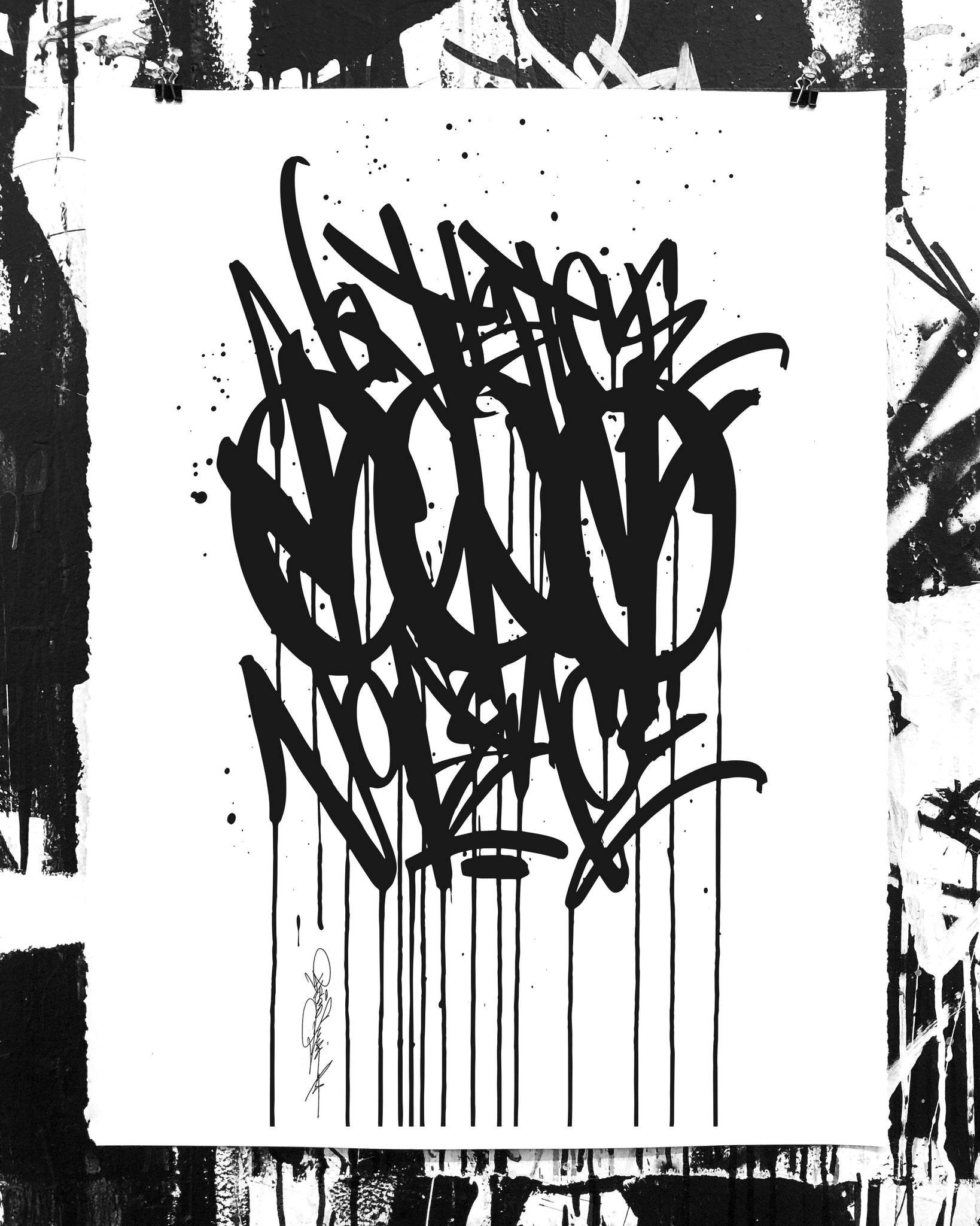 NO JUSTICE NO PEACE / screenprint - 18x24 in