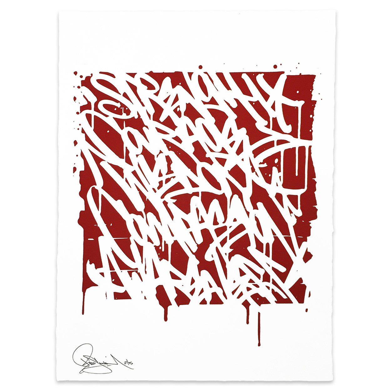 WARRIORS WORDS - 18x24 - Bisco Smith