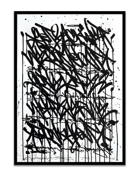 Fear Less Live More 02 - original on paper 50 x 70 cm
