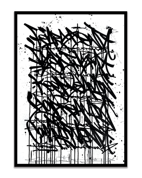 Fear Less Live More 04 - original on paper 50 x 70 cm