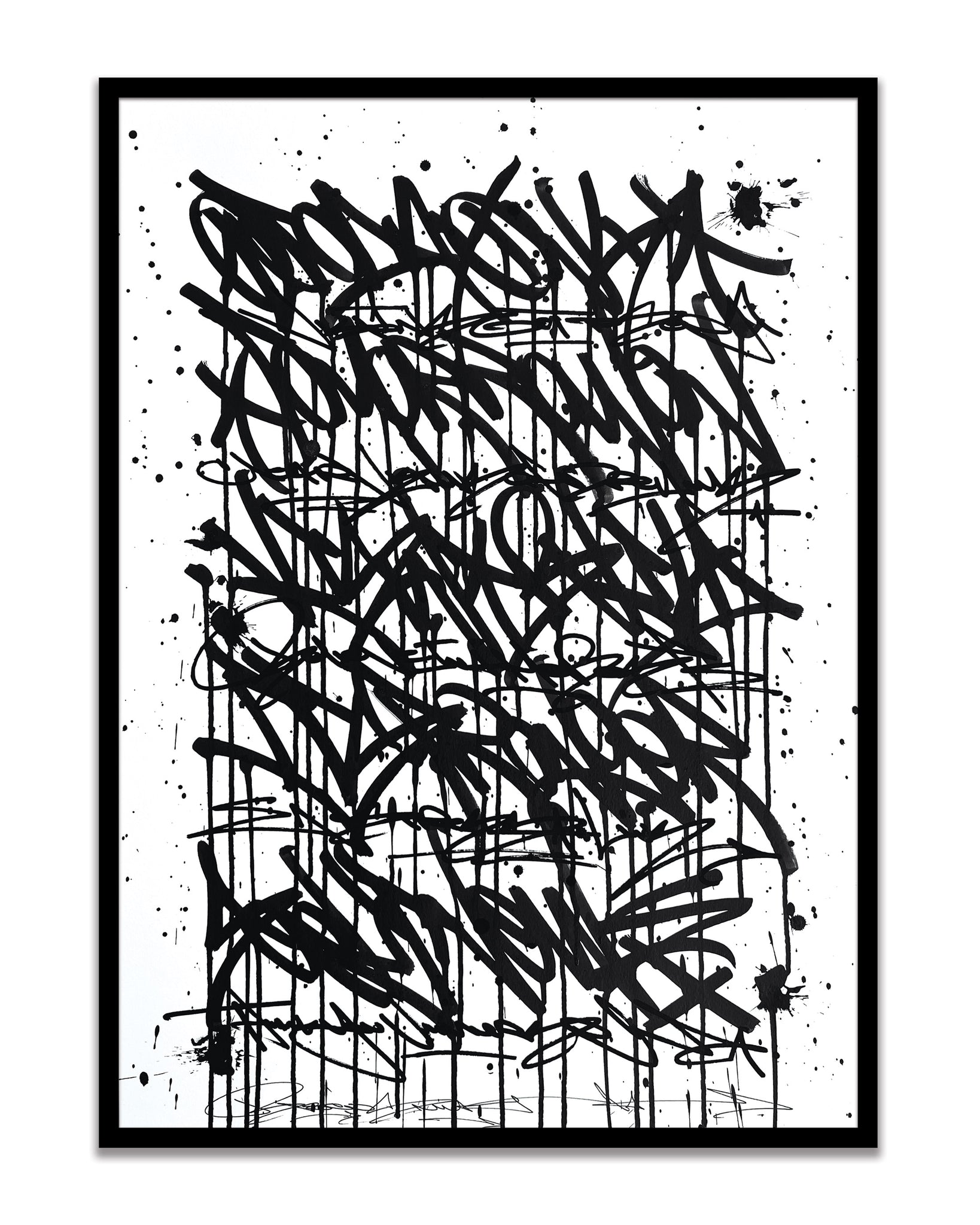 Fear Less Live More 05 - original on paper 50 x 70 cm