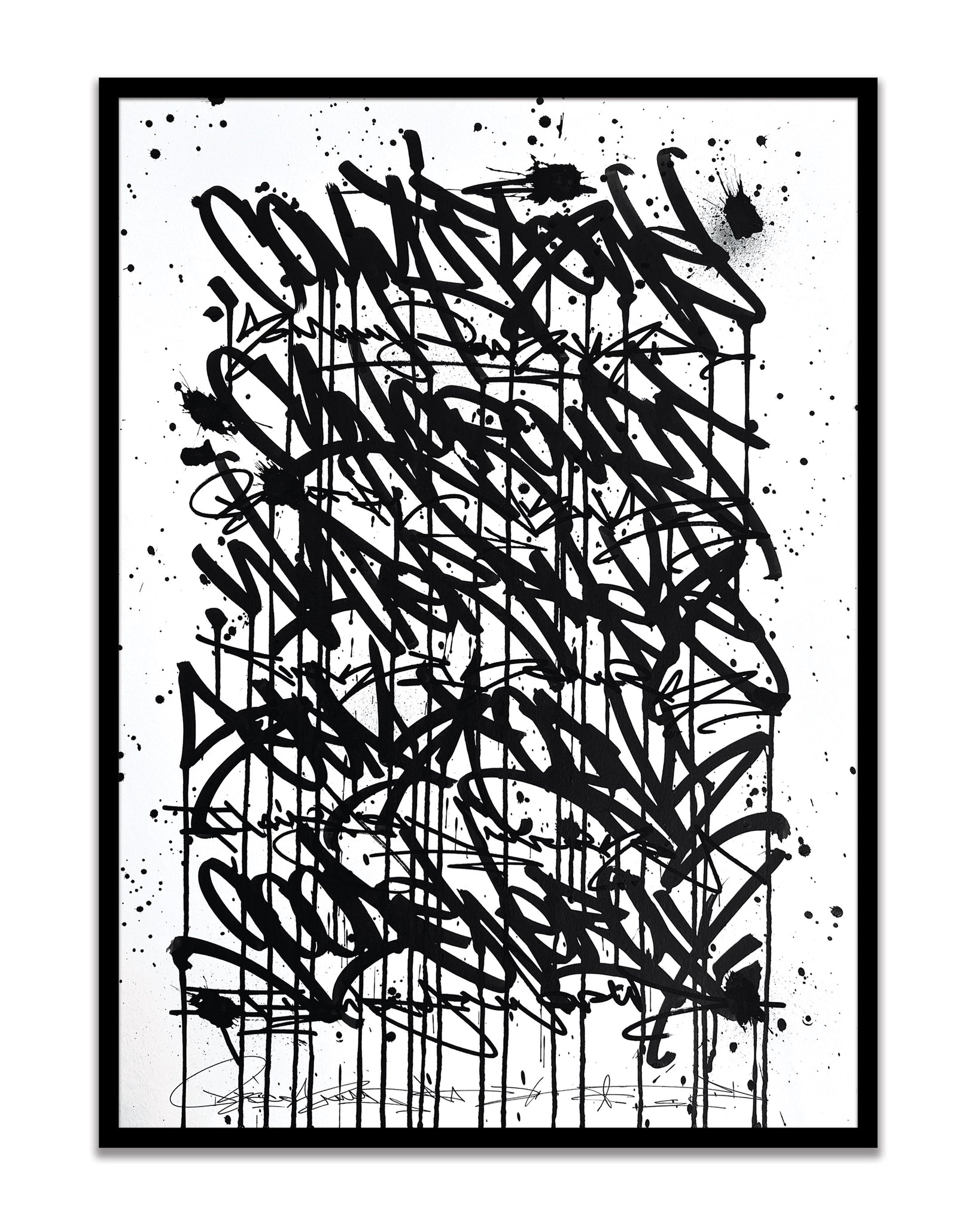 Fear Less Live More 03 - original on paper 50 x 70 cm