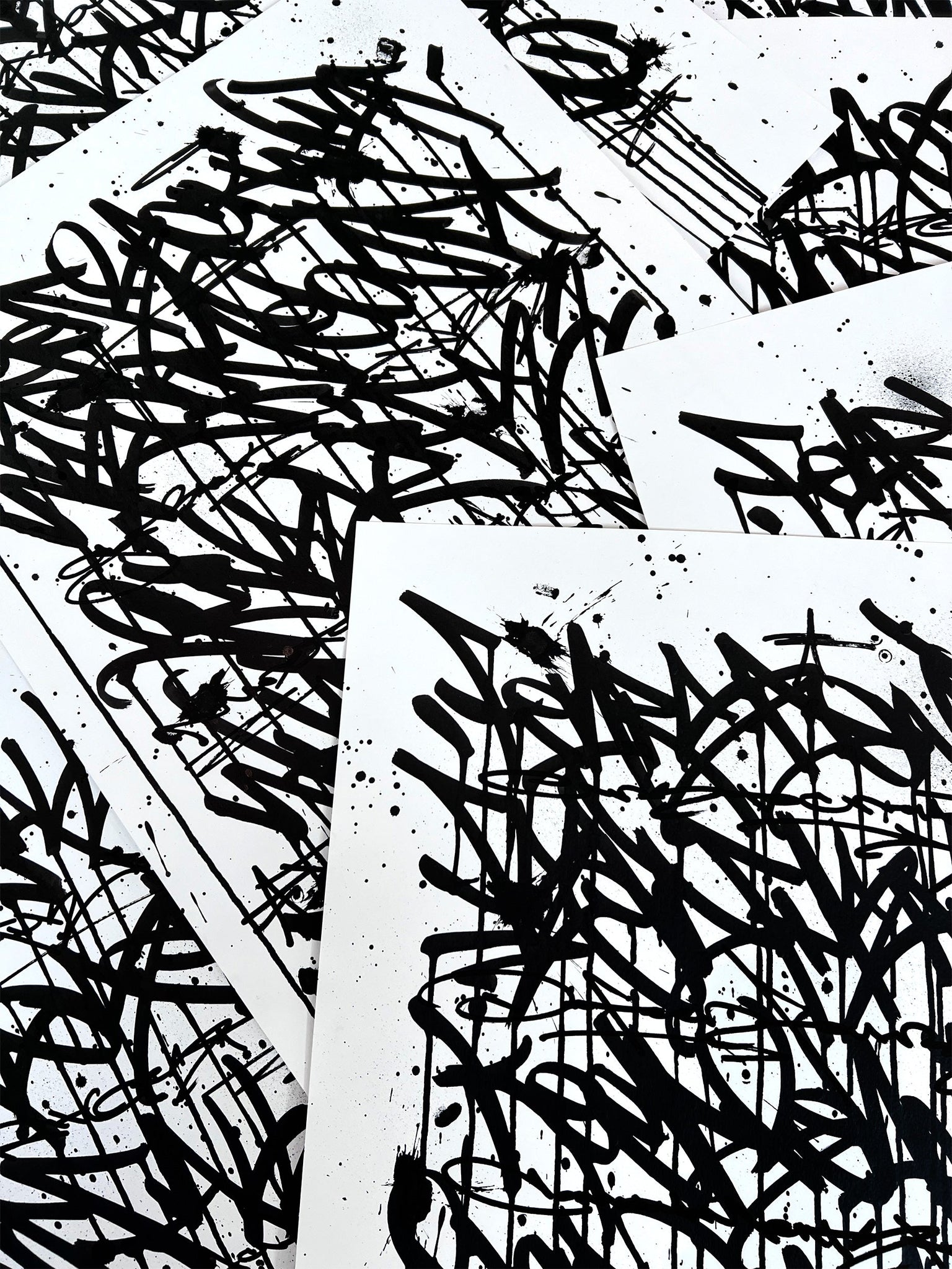 Fear Less Live More 02 - original on paper 50 x 70 cm