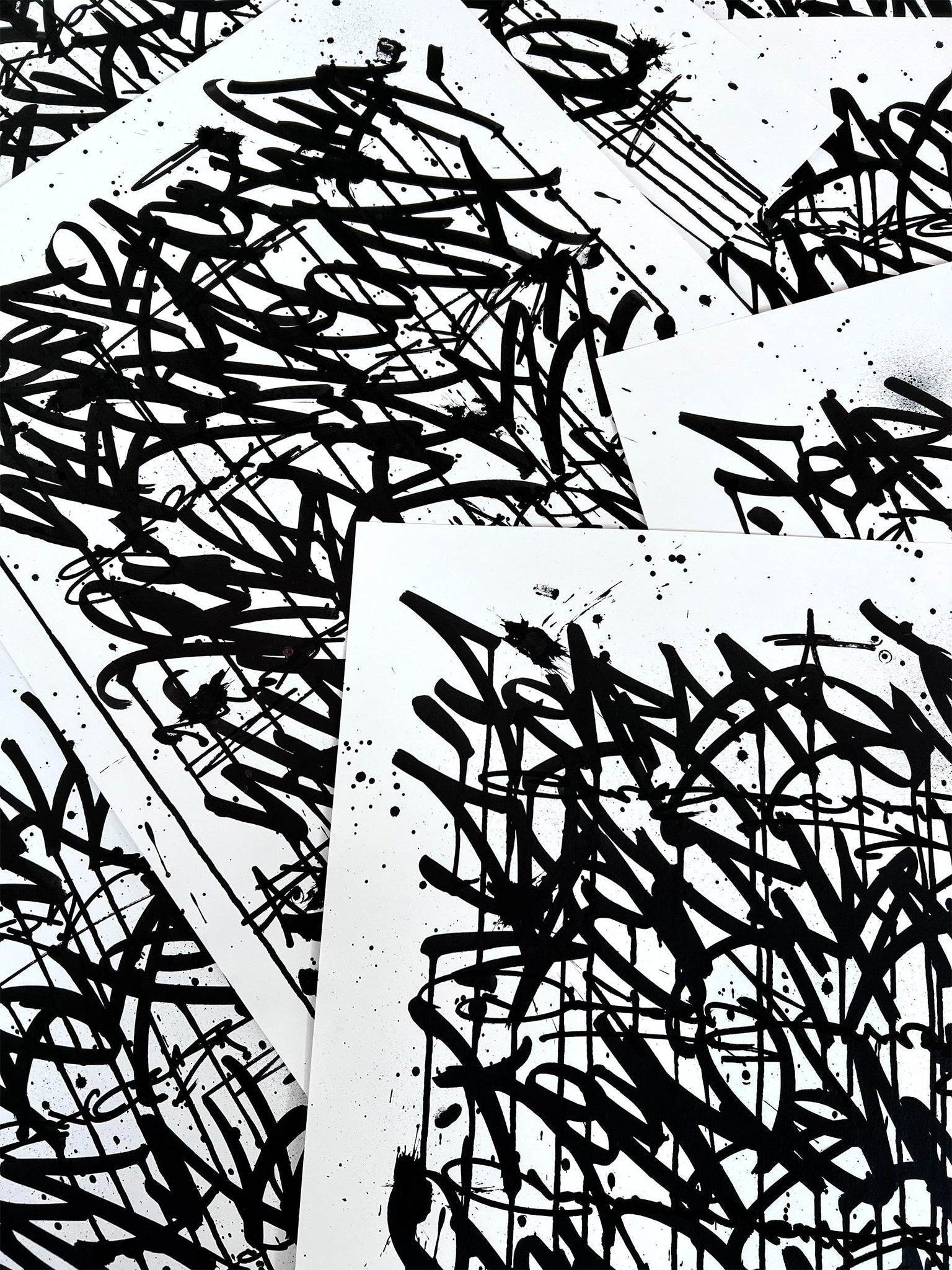 Fear Less Live More 09 - original on paper 50 x 70 cm