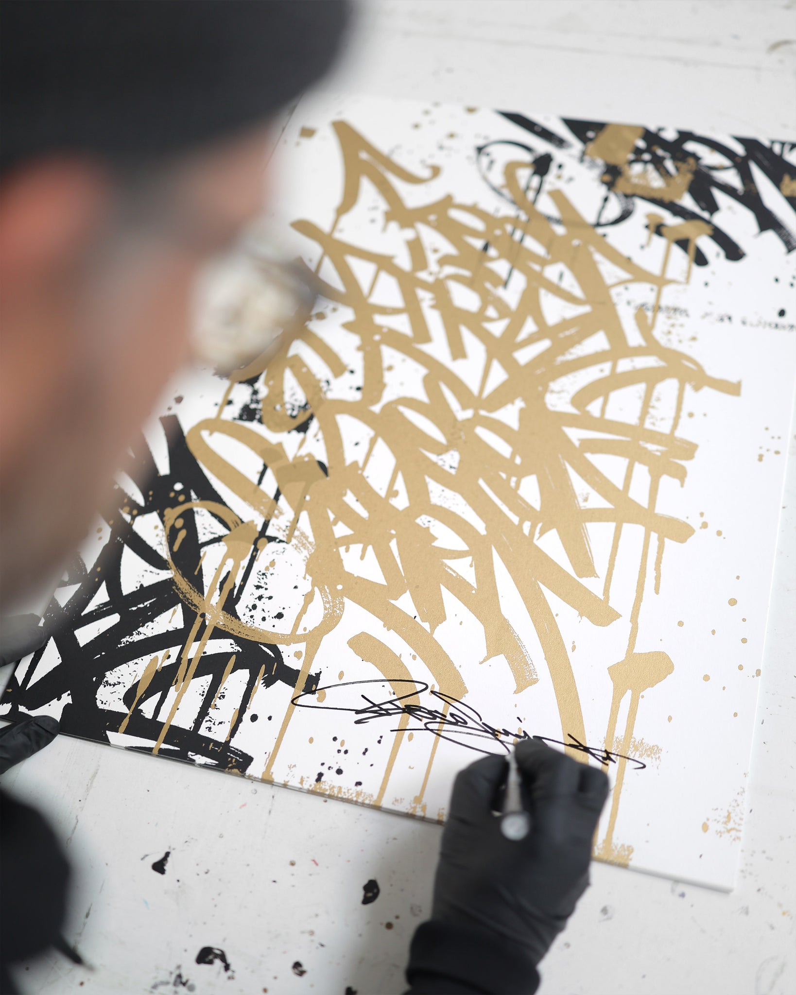 KEEP FIRE, KEEP SPIRIT / SCREEN PRINT, EDTN 10