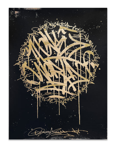 ONE WORLD 4/6 - hand embellished print