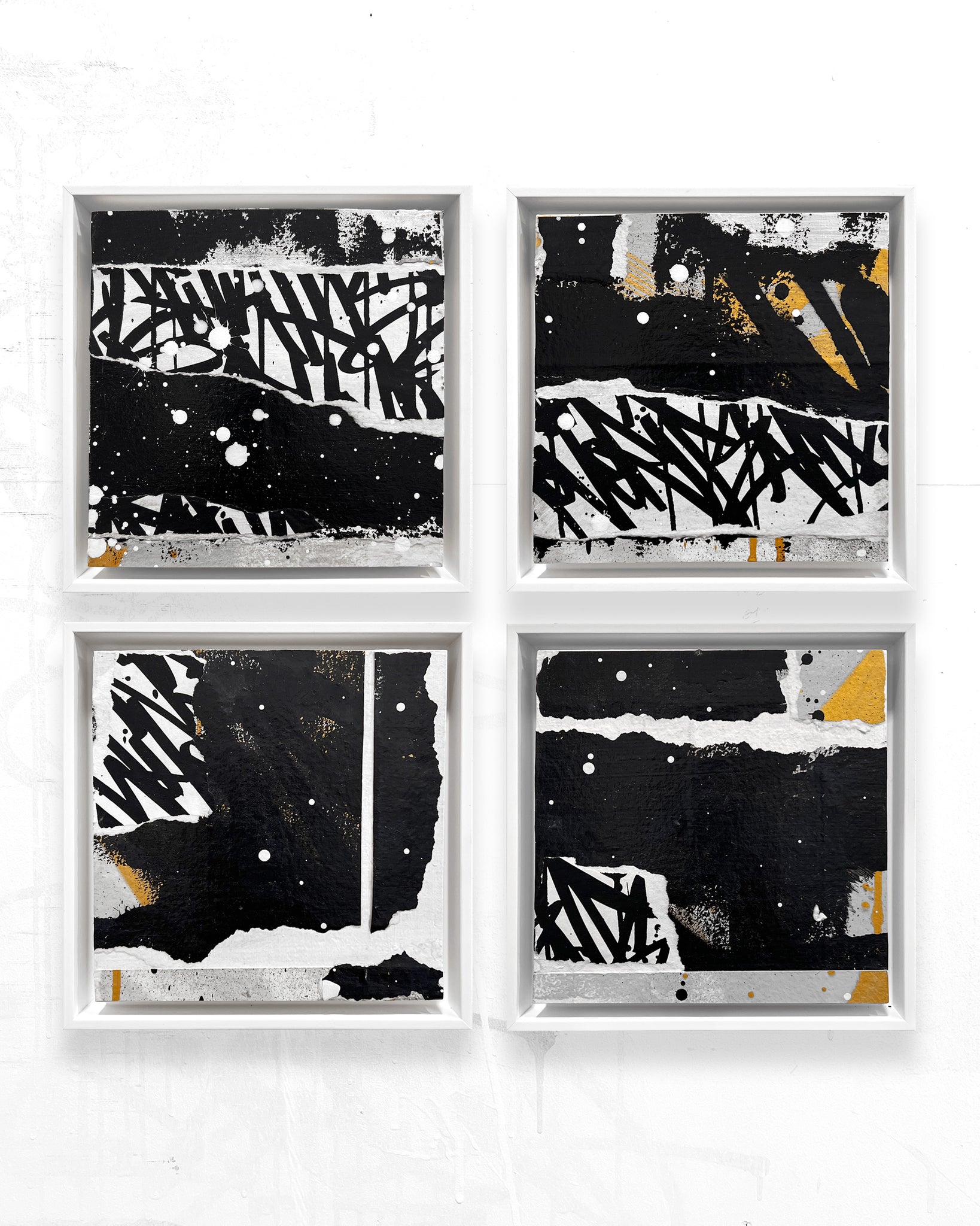 REMIX / GLD 03 - 21 x 21 cm, 8.5 x 8.5 in