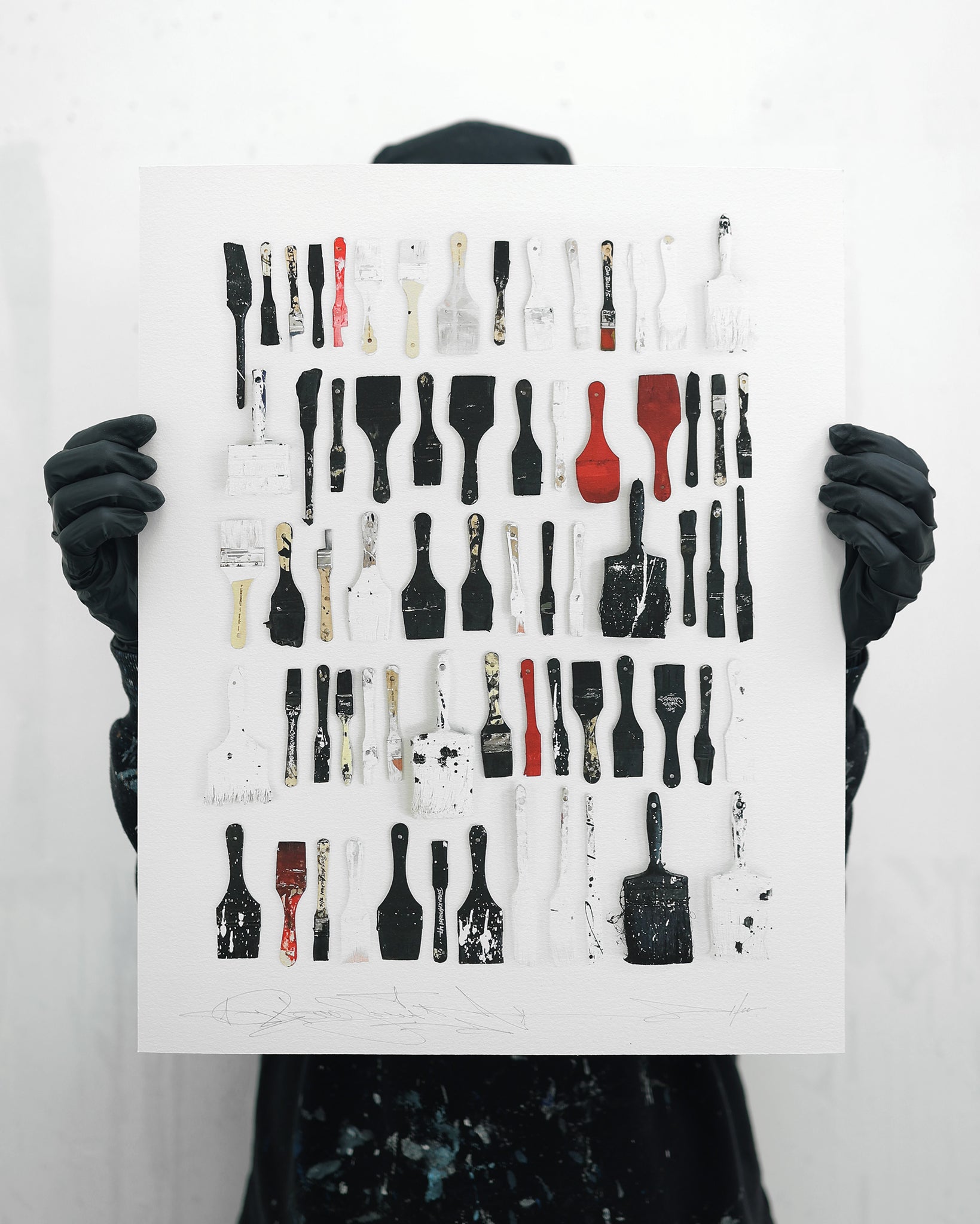 BRUSHES - 40 x 50 cm / 16 x 20 in